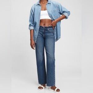 GAP 90s loose blue jeans